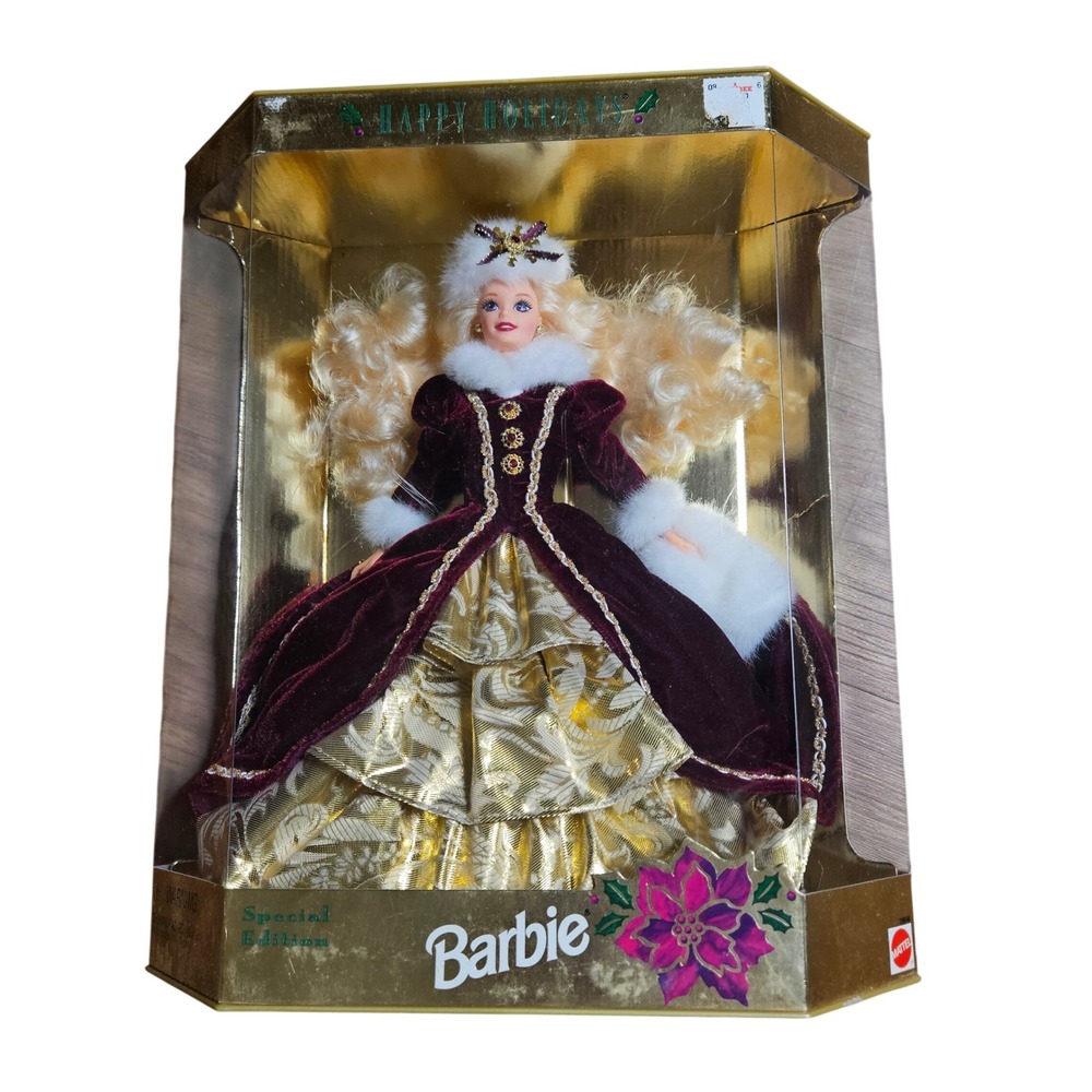 Mattel 1996 Happy Holidays Barbie Special Edition Hallmark Doll 15646‎ NIB